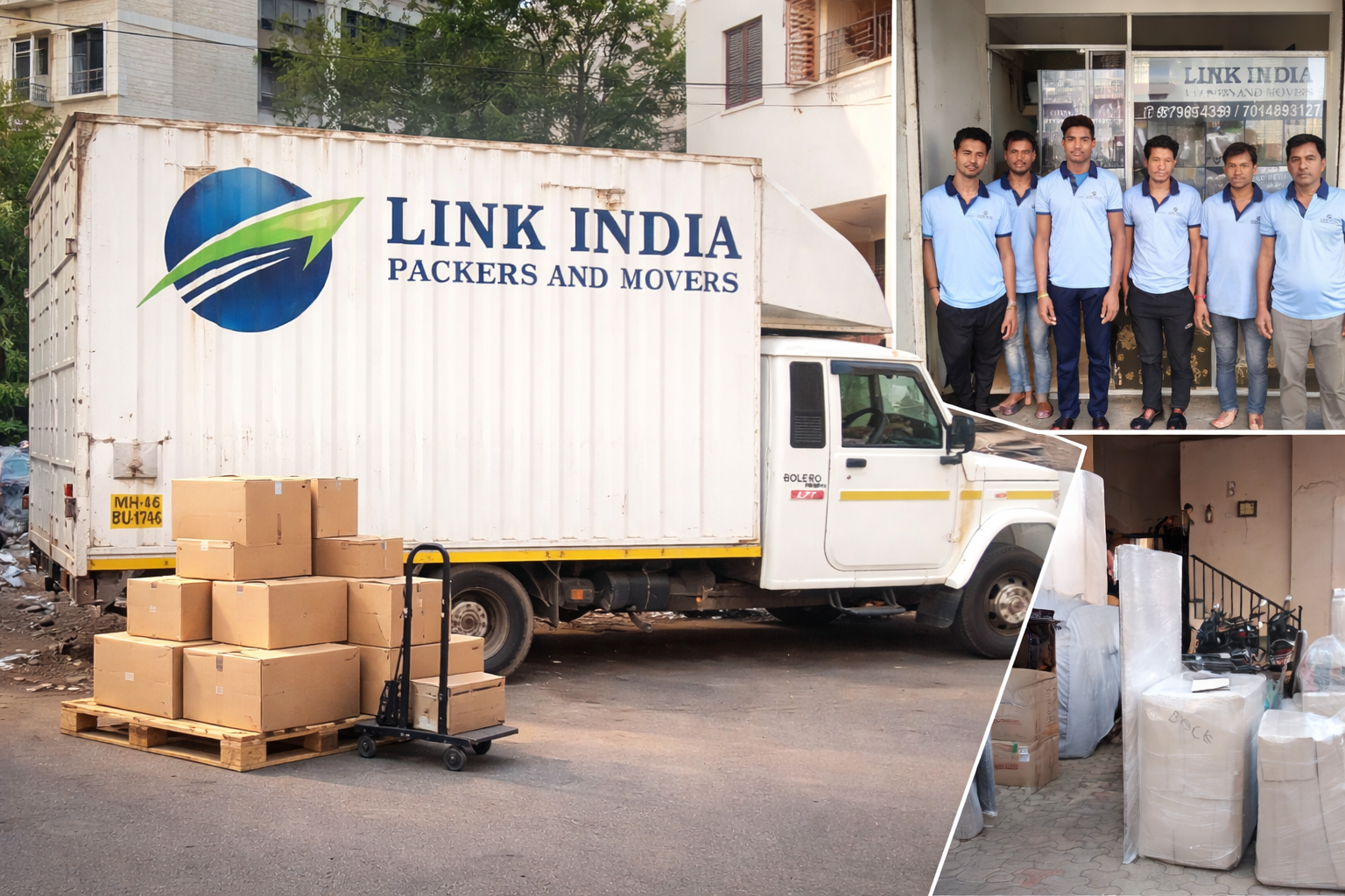 Packers and Movers in Sector 4 Kharghar by Link India for safe and fast relocation